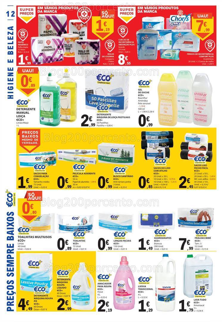 Antevisão Folheto E-LECLERC Especial Marcas Próprias Promoções de 12 a 24 setembro