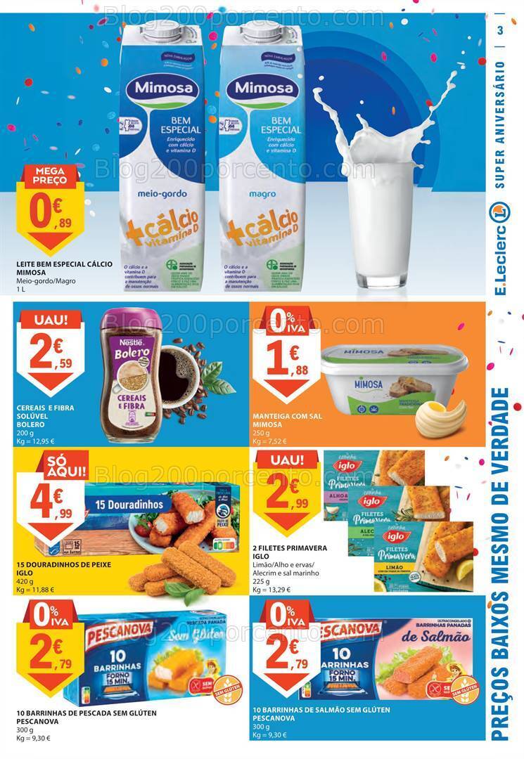 Antevisão Folheto E-LECLERC Promoções de 2 a 8 novembro