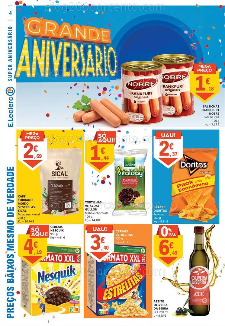 Antevisão Folheto E-LECLERC Promoções de 2 a 8 novembro