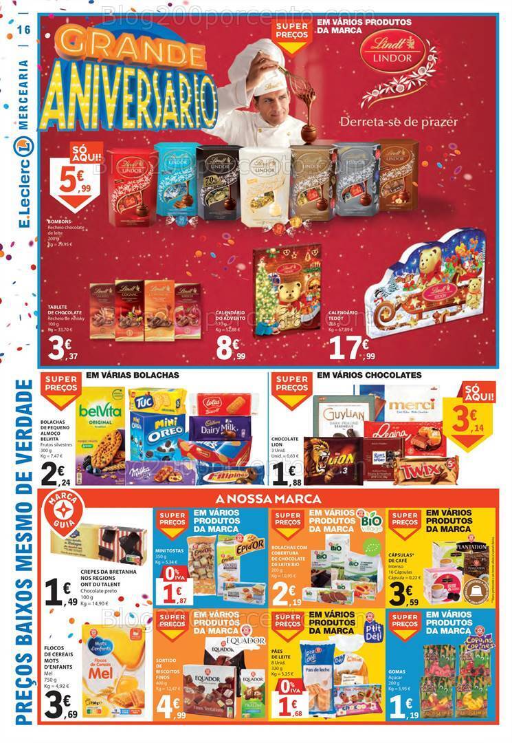 Antevisão Folheto E-LECLERC Promoções de 2 a 8 novembro