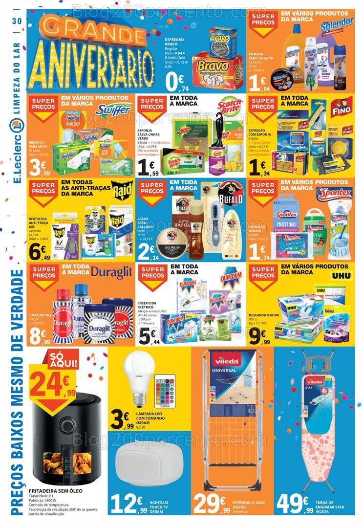 Antevisão Folheto E-LECLERC Promoções de 2 a 8 novembro