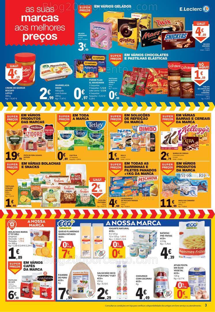 Antevisão Folheto E-LECLERC Promoções Fim de Semana - 1 a 3 setembro