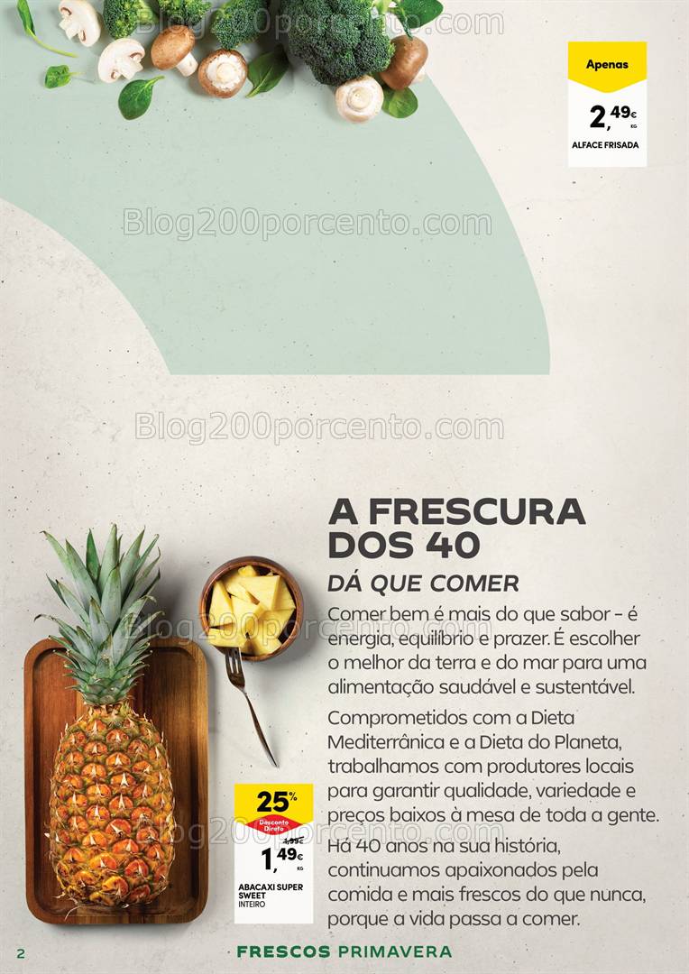 Antevisão Folheto CONTINENTE Frescos Promoções de 1 a 13 abril