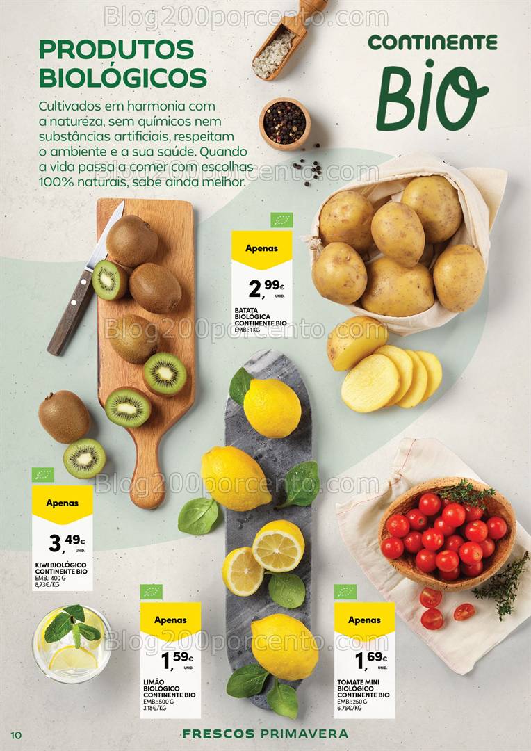 Antevisão Folheto CONTINENTE Frescos Promoções de 1 a 13 abril