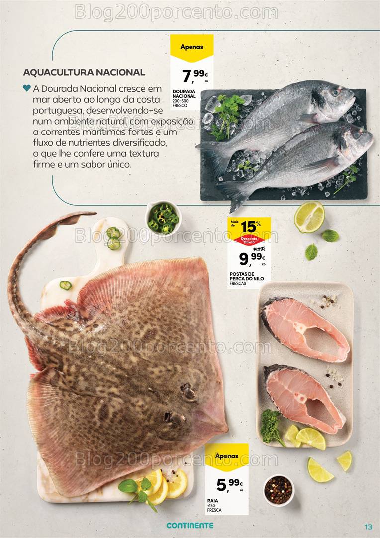 Antevisão Folheto CONTINENTE Frescos Promoções de 1 a 13 abril