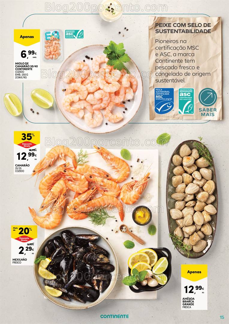Antevisão Folheto CONTINENTE Frescos Promoções de 1 a 13 abril