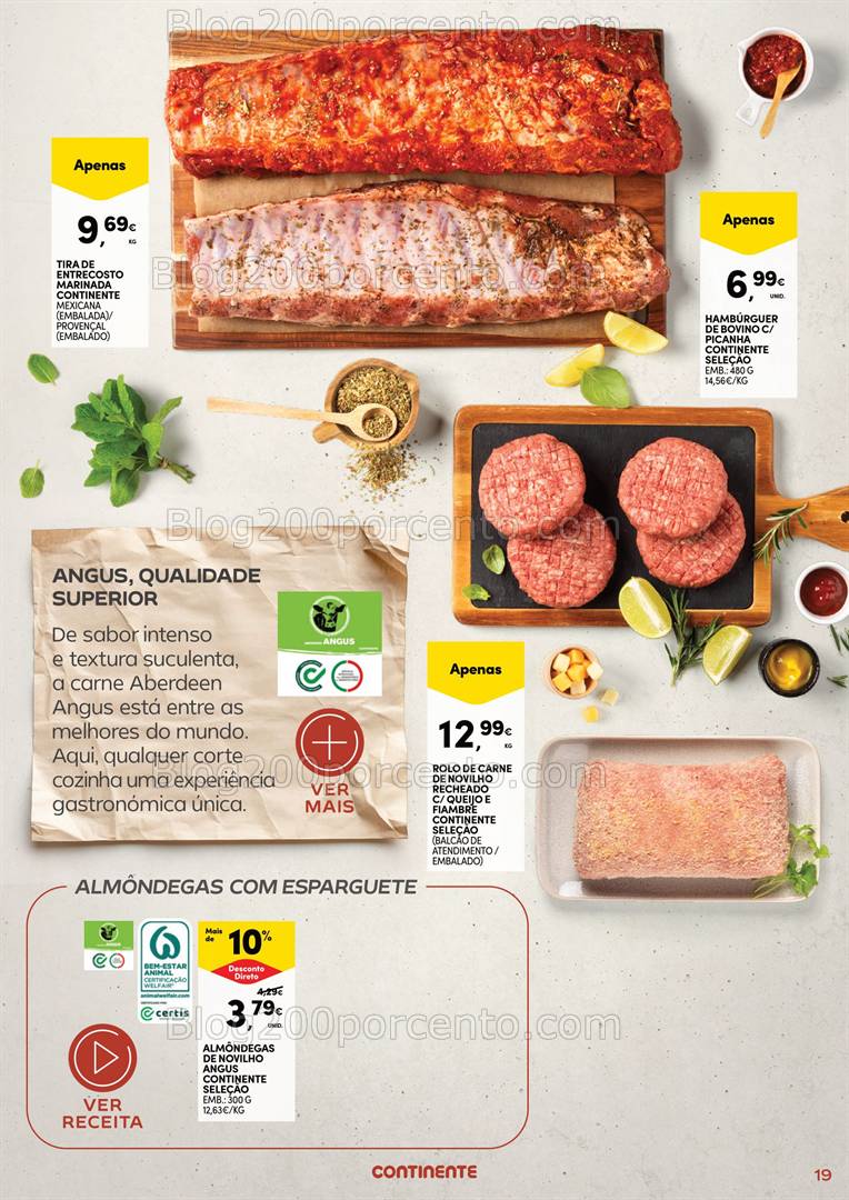 Antevisão Folheto CONTINENTE Frescos Promoções de 1 a 13 abril