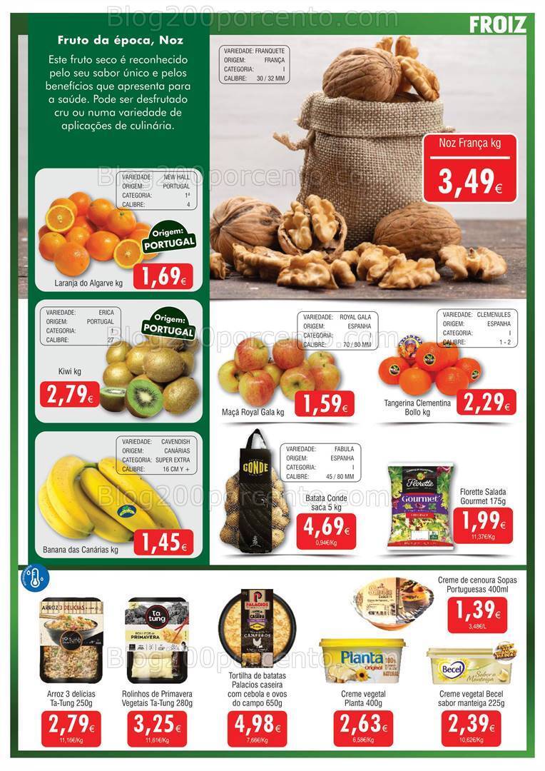 Antevisão Folheto FROIZ Promoções de 15 a 29 novembro