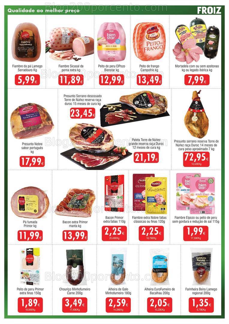 Antevisão Folheto FROIZ Promoções de 15 a 29 novembro