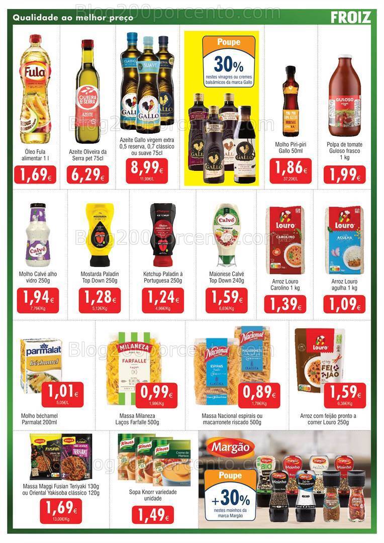 Antevisão Folheto FROIZ Promoções de 15 a 29 novembro