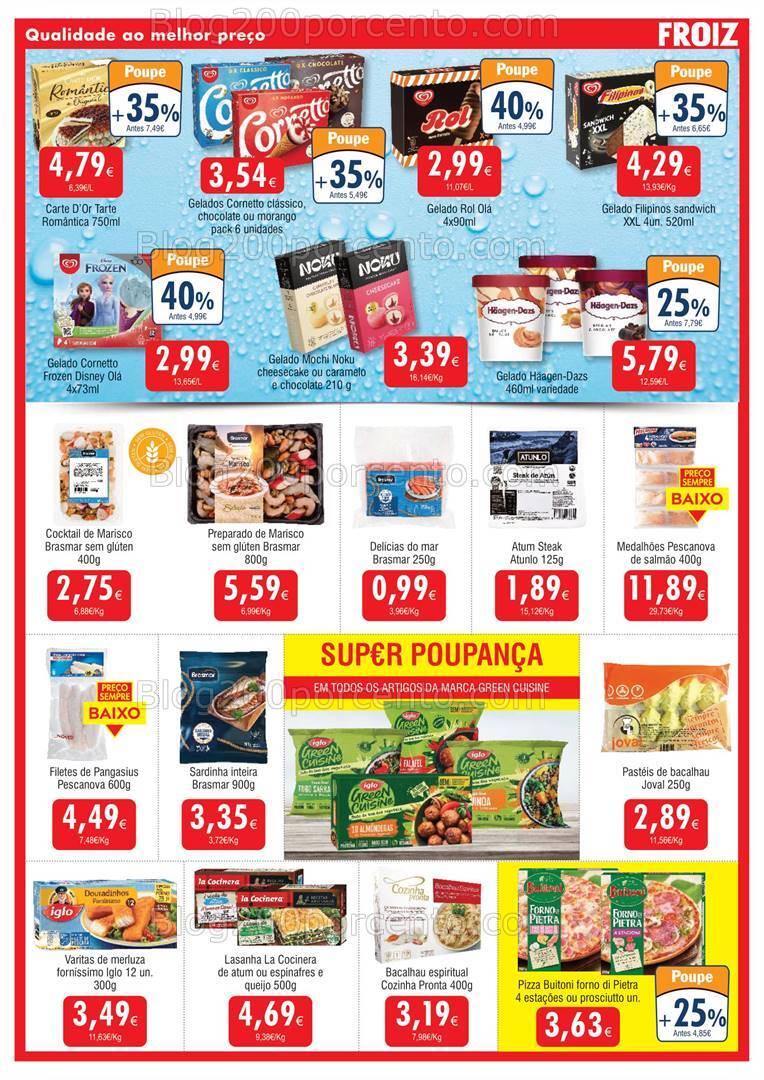 Antevisão Folheto FROIZ Promoções de 21 agosto a 4 setembro