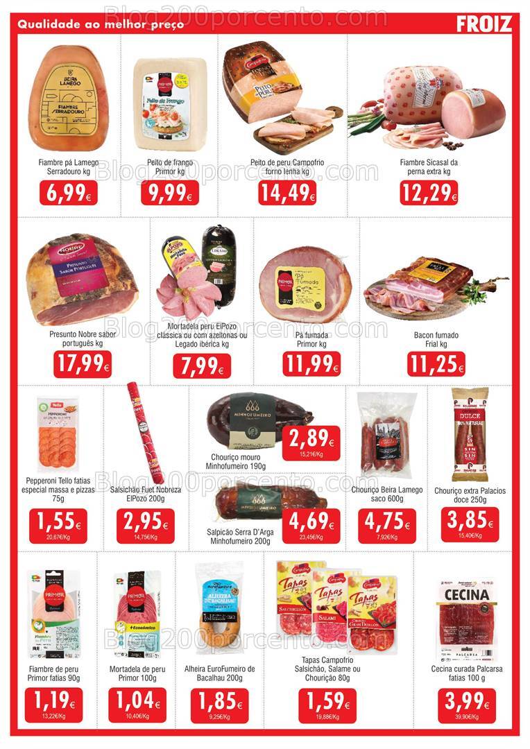 Antevisão Folheto FROIZ Promoções de 21 agosto a 4 setembro