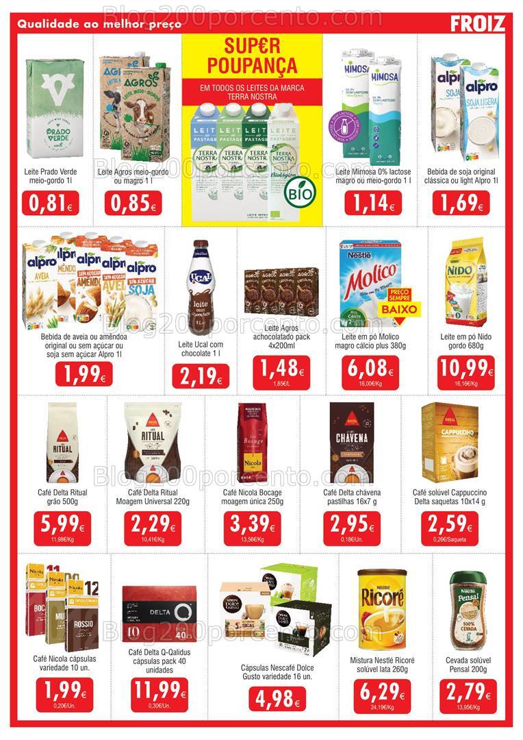 Antevisão Folheto FROIZ Promoções de 21 agosto a 4 setembro