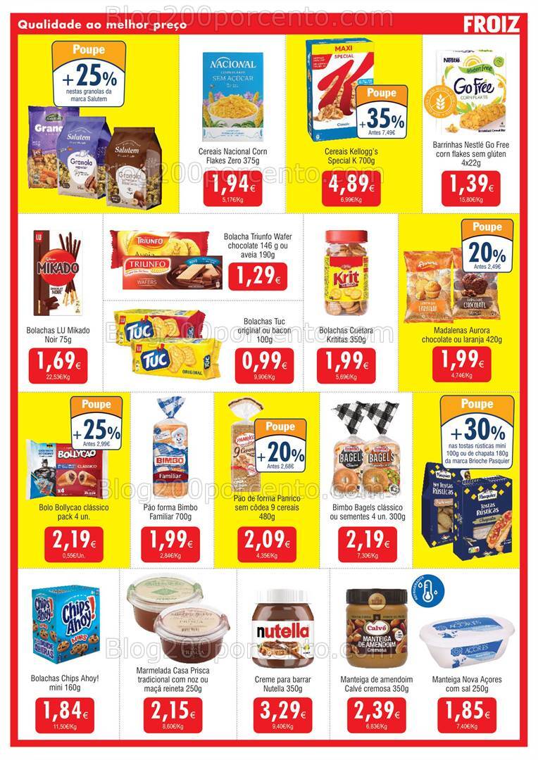 Antevisão Folheto FROIZ Promoções de 21 agosto a 4 setembro