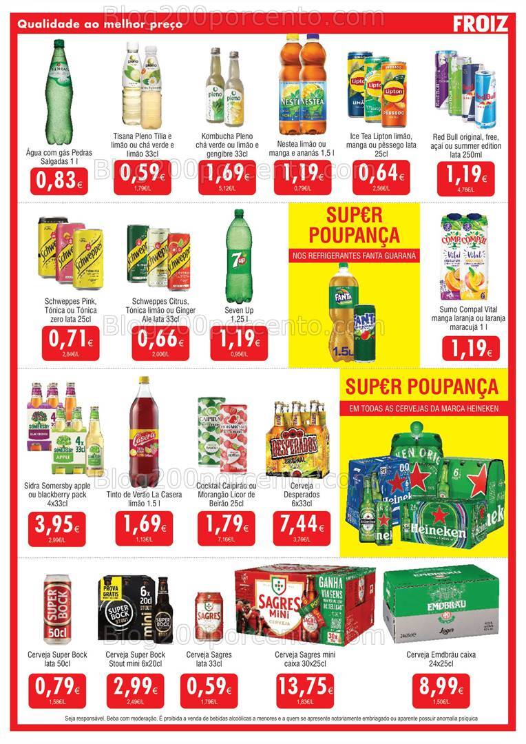 Antevisão Folheto FROIZ Promoções de 21 agosto a 4 setembro