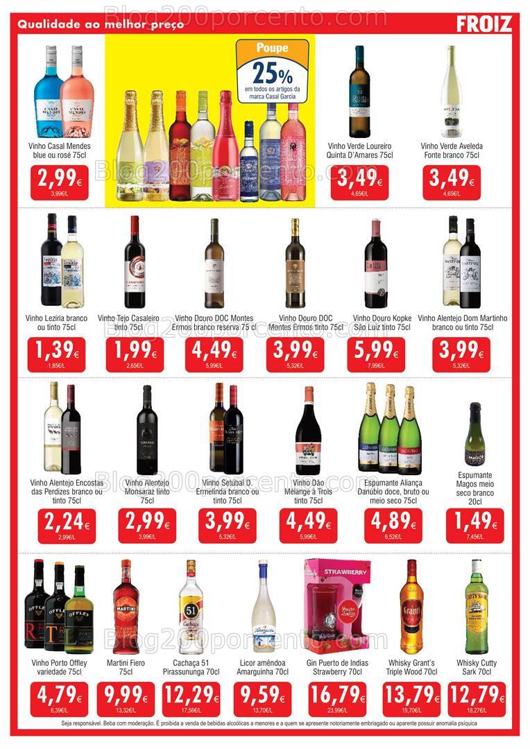 Antevisão Folheto FROIZ Promoções de 21 agosto a 4 setembro