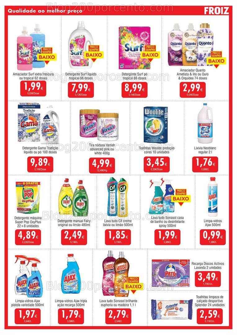 Antevisão Folheto FROIZ Promoções de 21 agosto a 4 setembro
