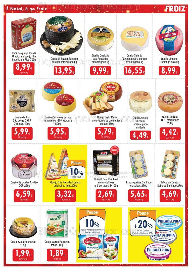 Antevisão Folheto FROIZ Natal e Passagem de Ano Promoções de 20 a 31 dezembro