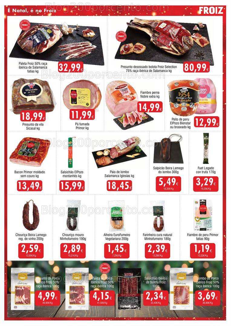 Antevisão Folheto FROIZ Natal e Passagem de Ano Promoções de 20 a 31 dezembro