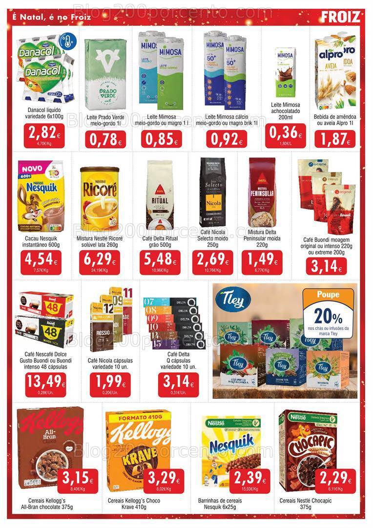 Antevisão Folheto FROIZ Natal e Passagem de Ano Promoções de 20 a 31 dezembro