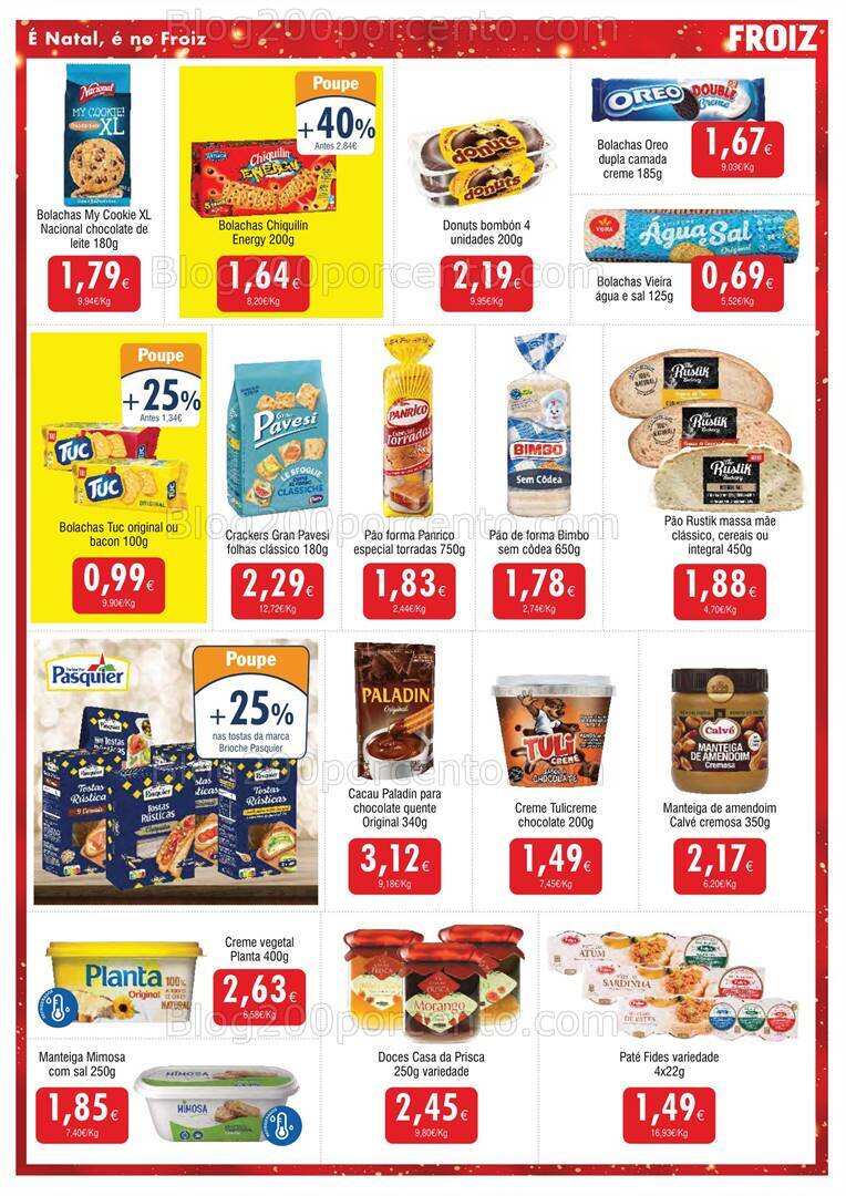Antevisão Folheto FROIZ Natal e Passagem de Ano Promoções de 20 a 31 dezembro