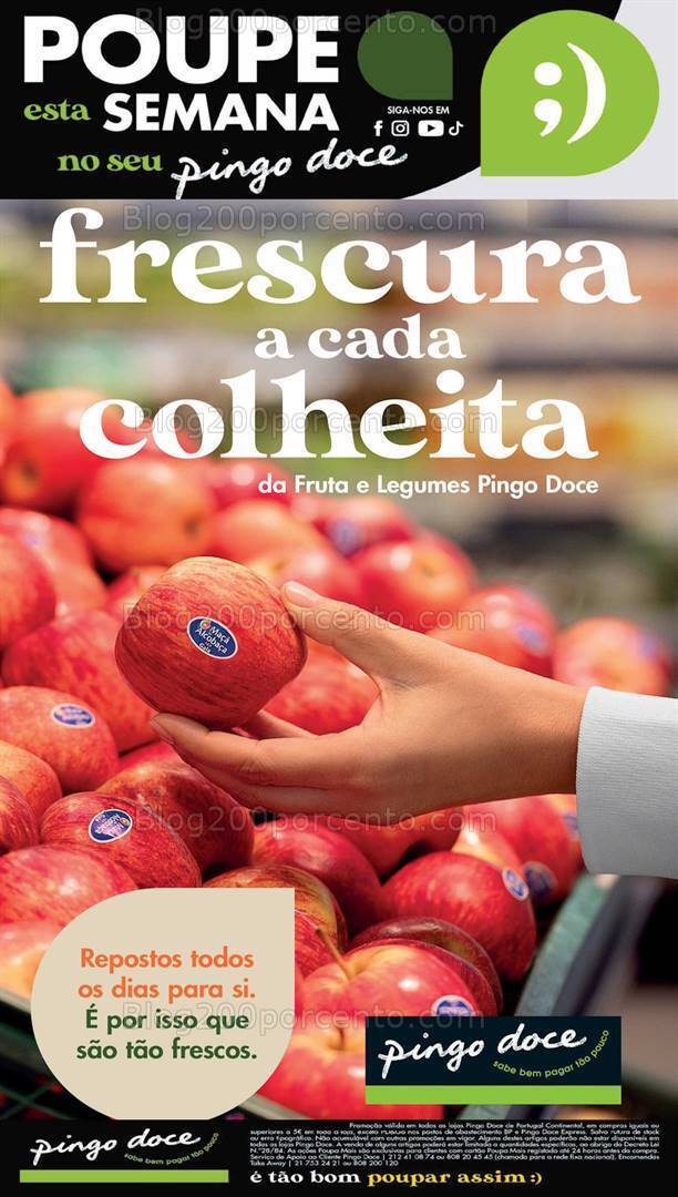 Antevisão Folheto PINGO DOCE Frutas e Legumes Promoções até 27 maio