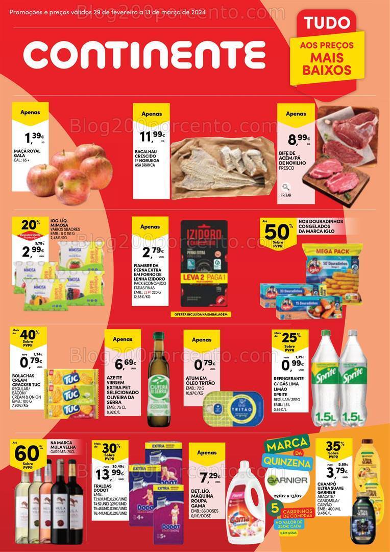 Antevisão Folheto CONTINENTE Açores Promoções de 29 fevereiro a 13 março