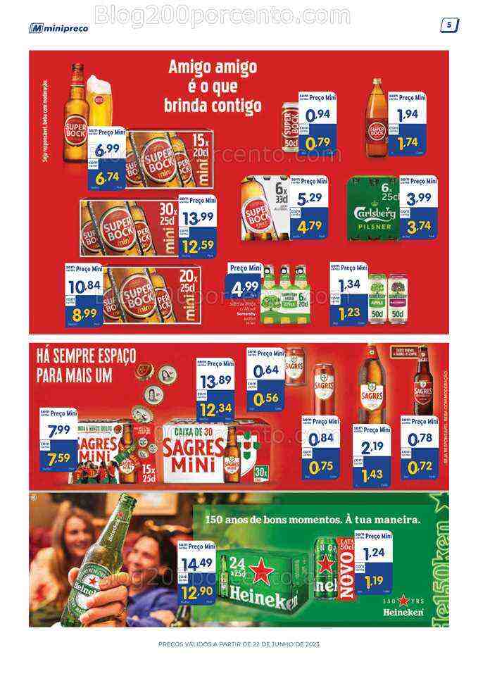 Antevisão Folheto MINIPREÇO Grandes Marcas Promoções a partir de 22 julho