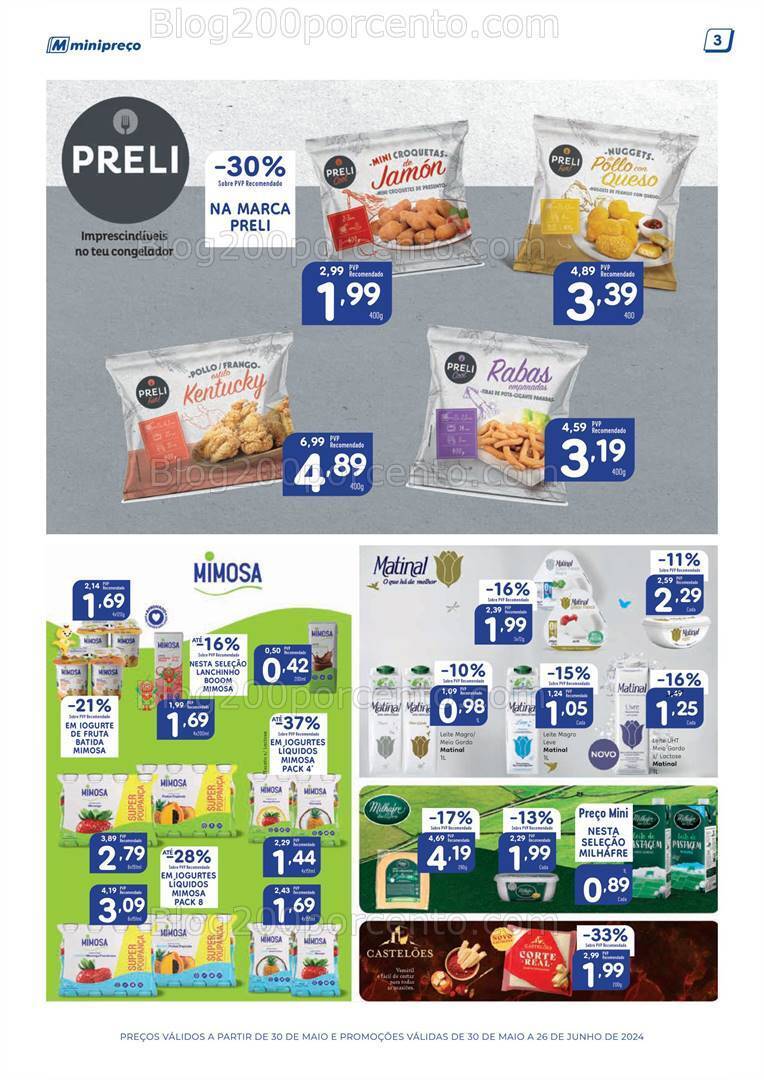 Antevisão Folheto MINIPREÇO Grandes Marcas Verão Promoções até 26 junho
