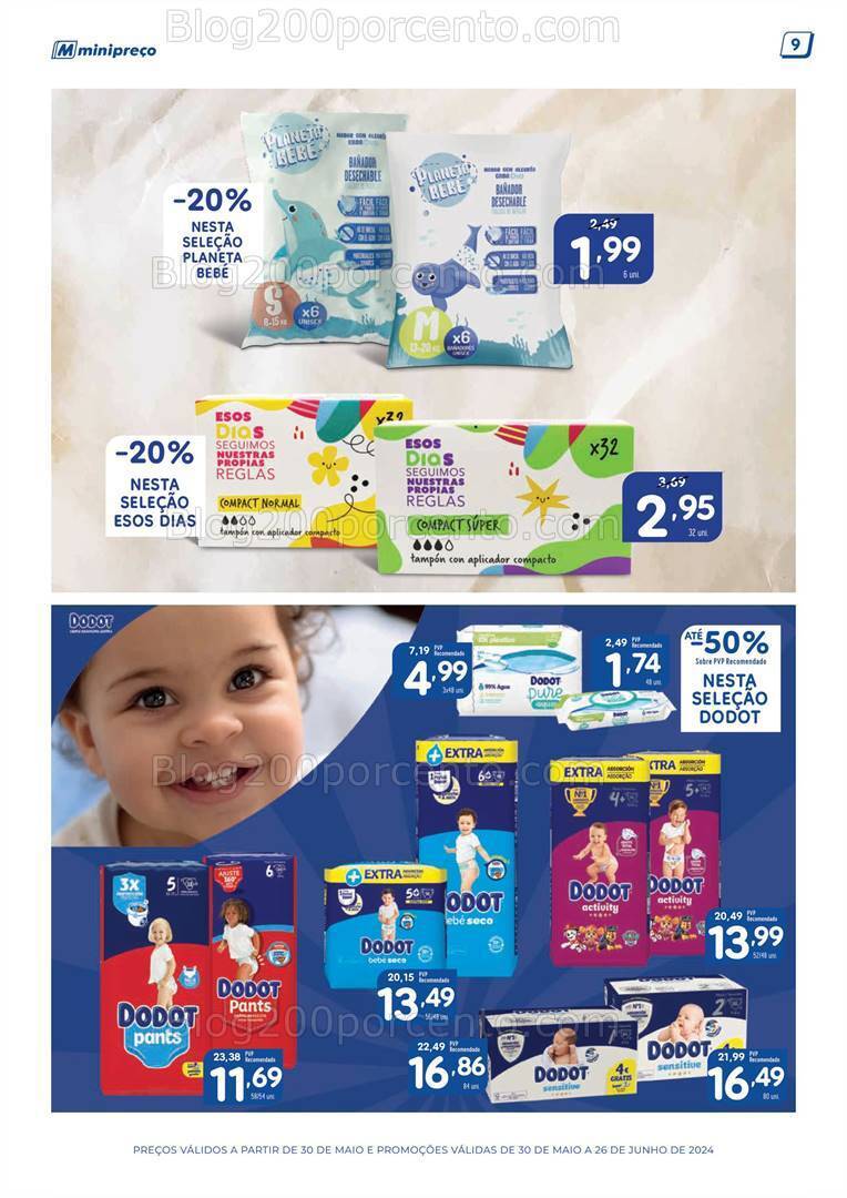 Antevisão Folheto MINIPREÇO Grandes Marcas Verão Promoções até 26 junho