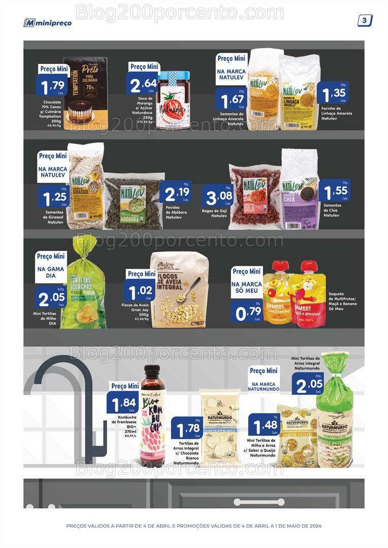 Antevisão Folheto MINIPREÇO Promoções de 4 abril a 1 maio