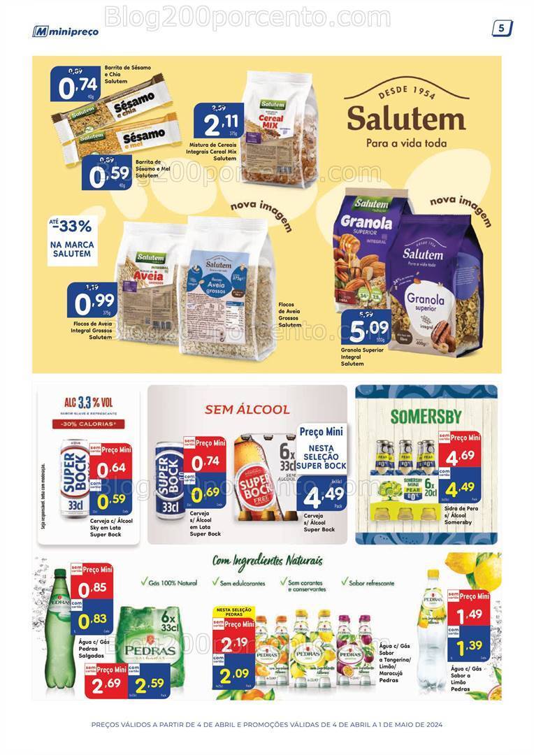 Antevisão Folheto MINIPREÇO Promoções de 4 abril a 1 maio