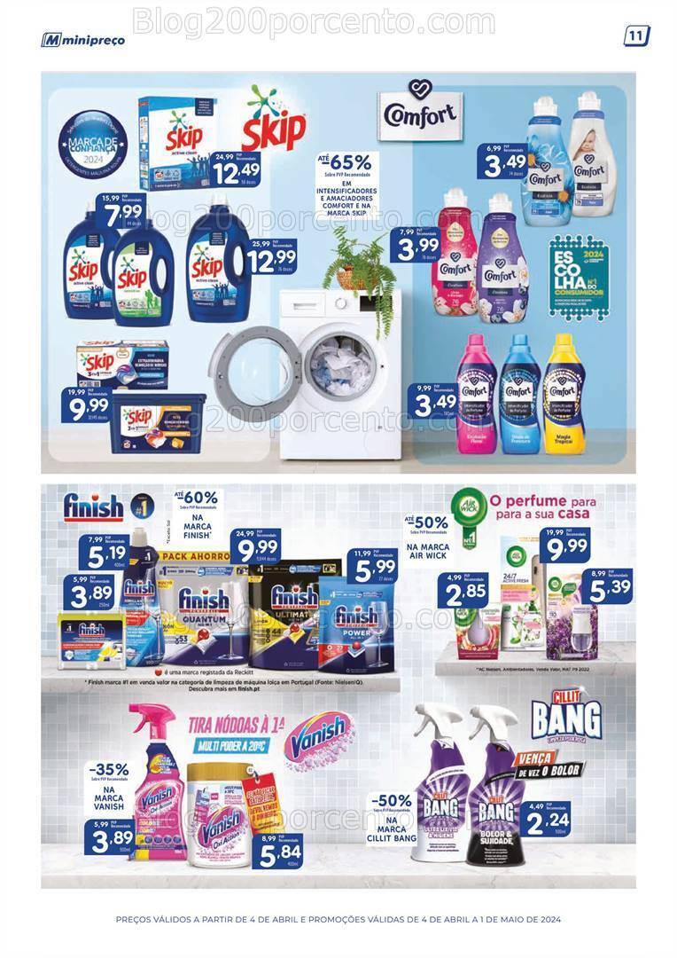 Antevisão Folheto MINIPREÇO Promoções de 4 abril a 1 maio