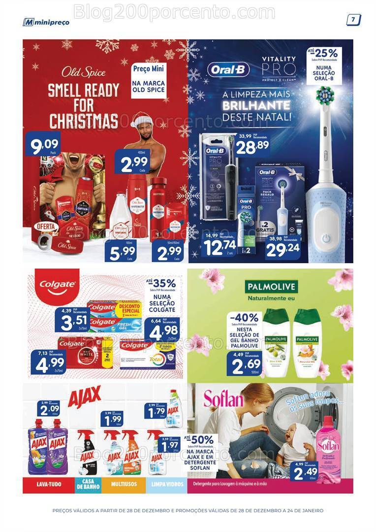 Antevisão Folheto MINIPREÇO Grandes Marcas Promoções de 28 dezembro a 24 janeiro