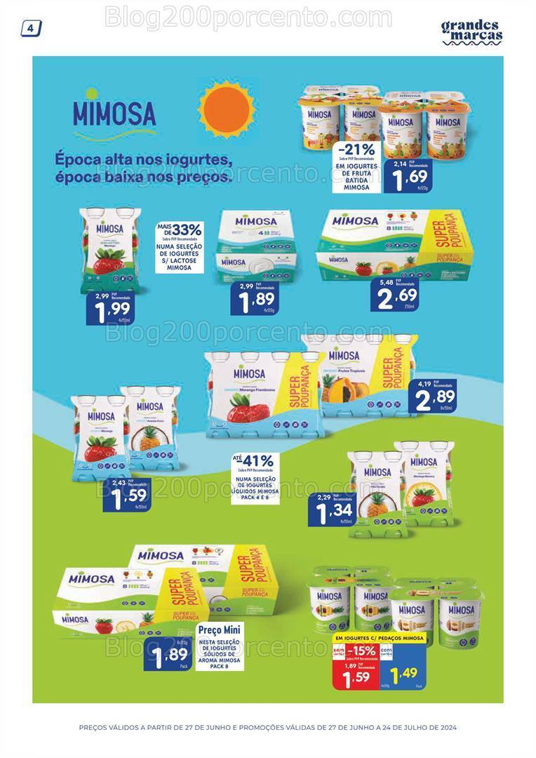 Antevisão Folheto MINIPREÇO Grandes Marcas Promoções de 27 junho a 24 julho