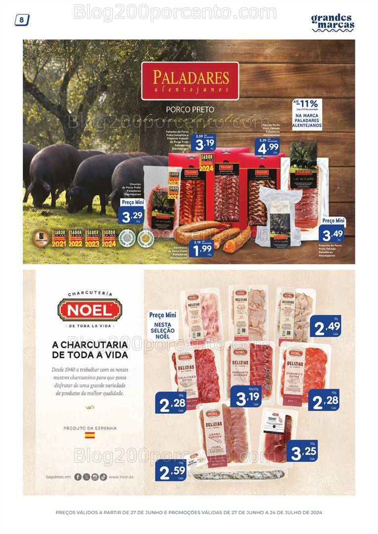 Antevisão Folheto MINIPREÇO Grandes Marcas Promoções de 27 junho a 24 julho