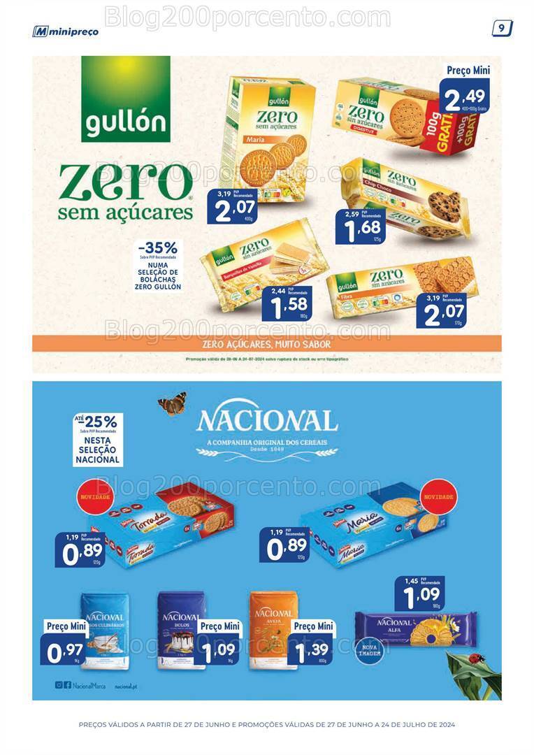 Antevisão Folheto MINIPREÇO Grandes Marcas Promoções de 27 junho a 24 julho
