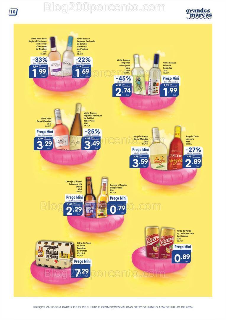Antevisão Folheto MINIPREÇO Grandes Marcas Promoções de 27 junho a 24 julho