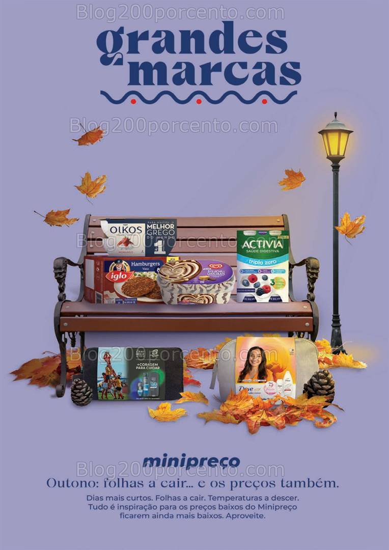 Antevisão Folheto MINIPREÇO Grandes Marcas Promoções de 26 setembro a 30 outubro