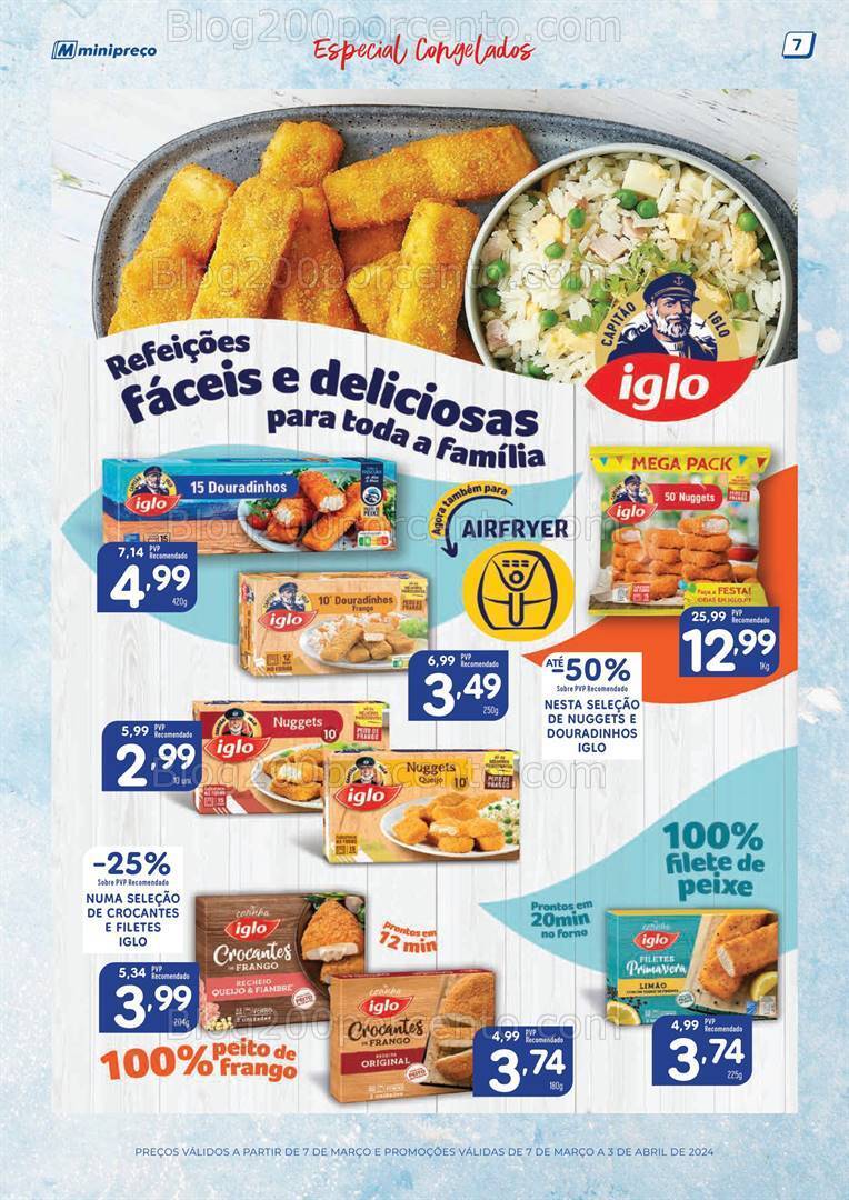 Antevisão Folheto MINIPREÇO Páscoa Promoções de 7 março a 3 abril