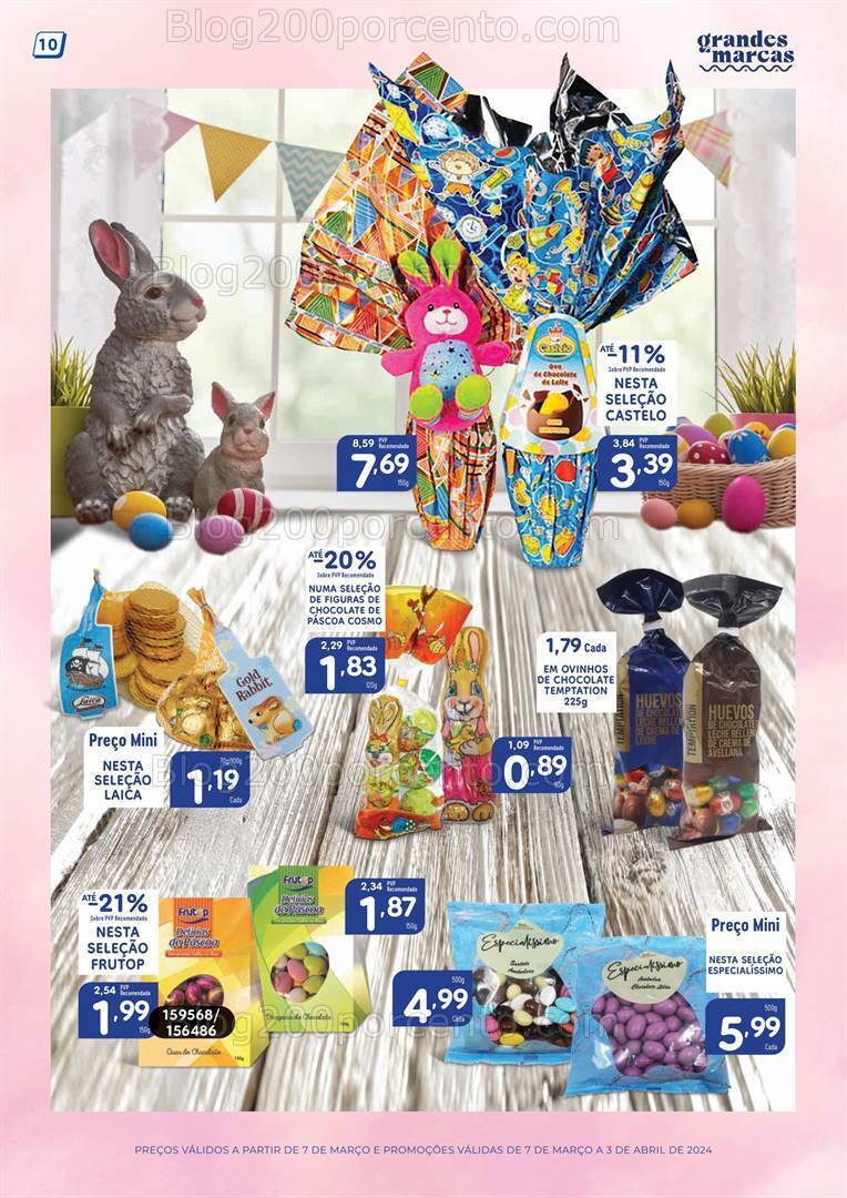 Antevisão Folheto MINIPREÇO Páscoa Promoções de 7 março a 3 abril