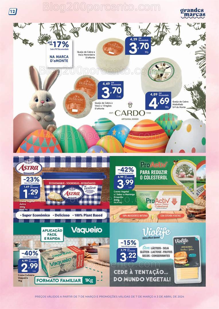 Antevisão Folheto MINIPREÇO Páscoa Promoções de 7 março a 3 abril