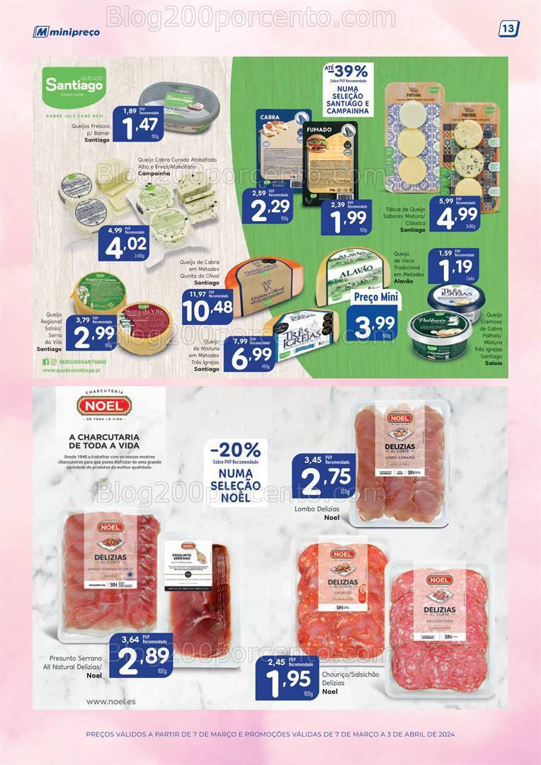 Antevisão Folheto MINIPREÇO Páscoa Promoções de 7 março a 3 abril