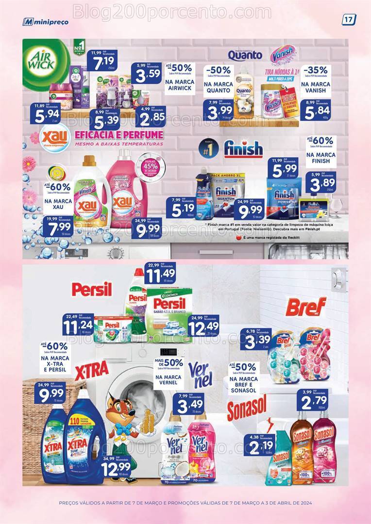 Antevisão Folheto MINIPREÇO Páscoa Promoções de 7 março a 3 abril