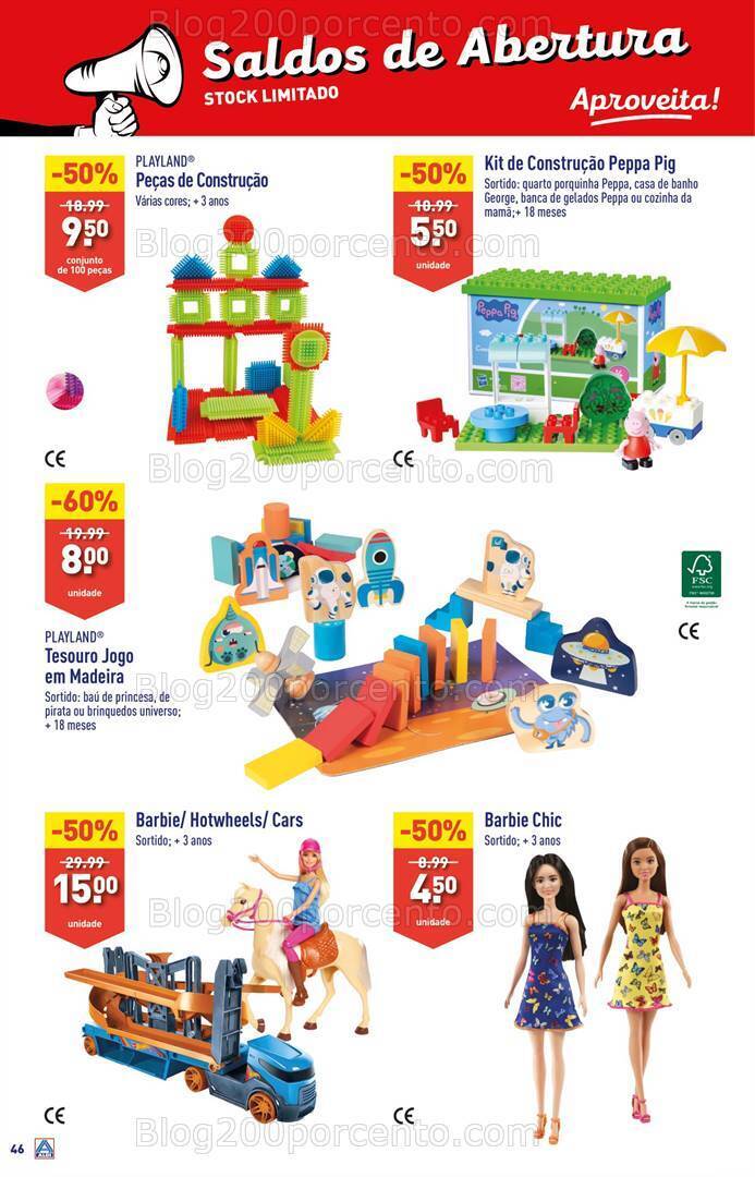 Antevisão Folheto ALDI Saldos de Abertura - Grândola Promoções de 15 a 21 novembro