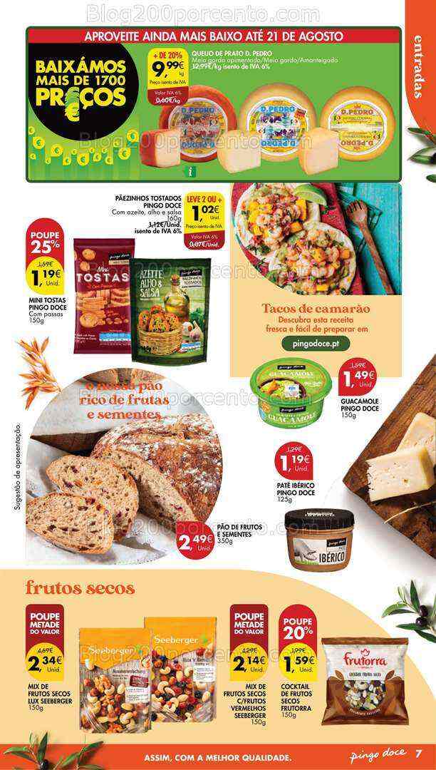 Antevisão Folheto PINGO DOCE Verão Promoções de 8 a 21 agosto