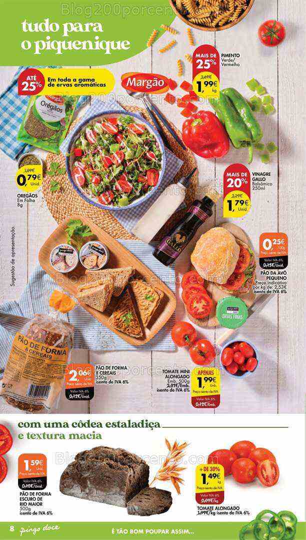 Antevisão Folheto PINGO DOCE Verão Promoções de 8 a 21 agosto