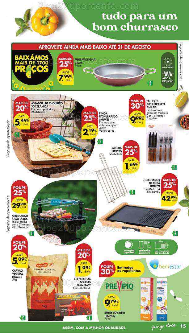 Antevisão Folheto PINGO DOCE Verão Promoções de 8 a 21 agosto