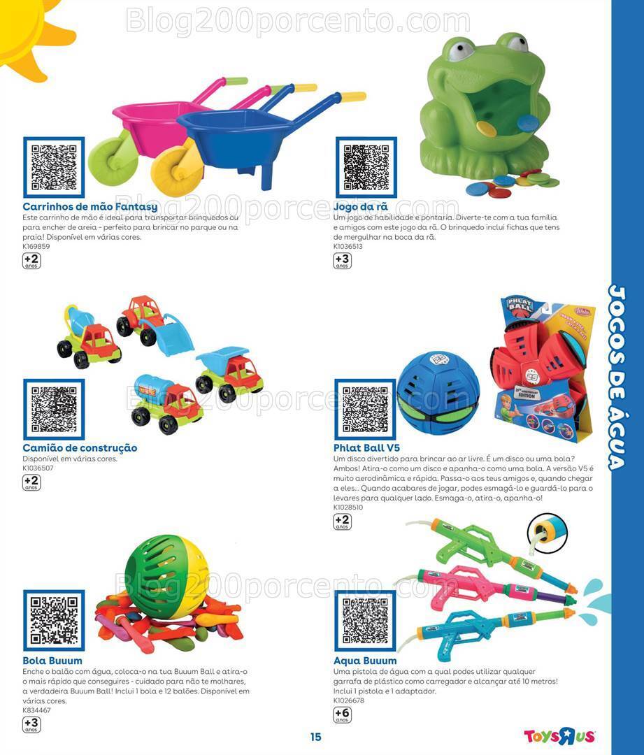 Antevisão Folheto TOYSRUS Guia Piscinas Promoções de 6 maio a 31 julho
