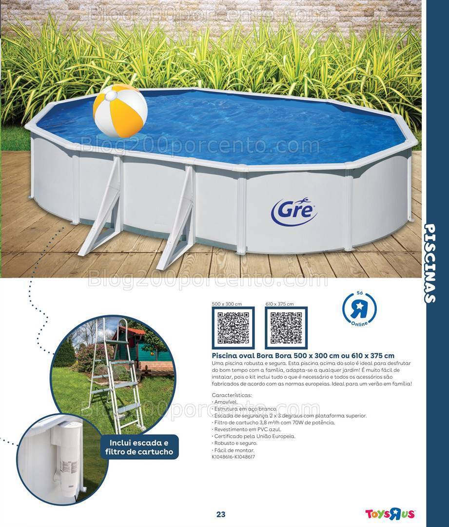 Antevisão Folheto TOYSRUS Guia Piscinas Promoções de 6 maio a 31 julho